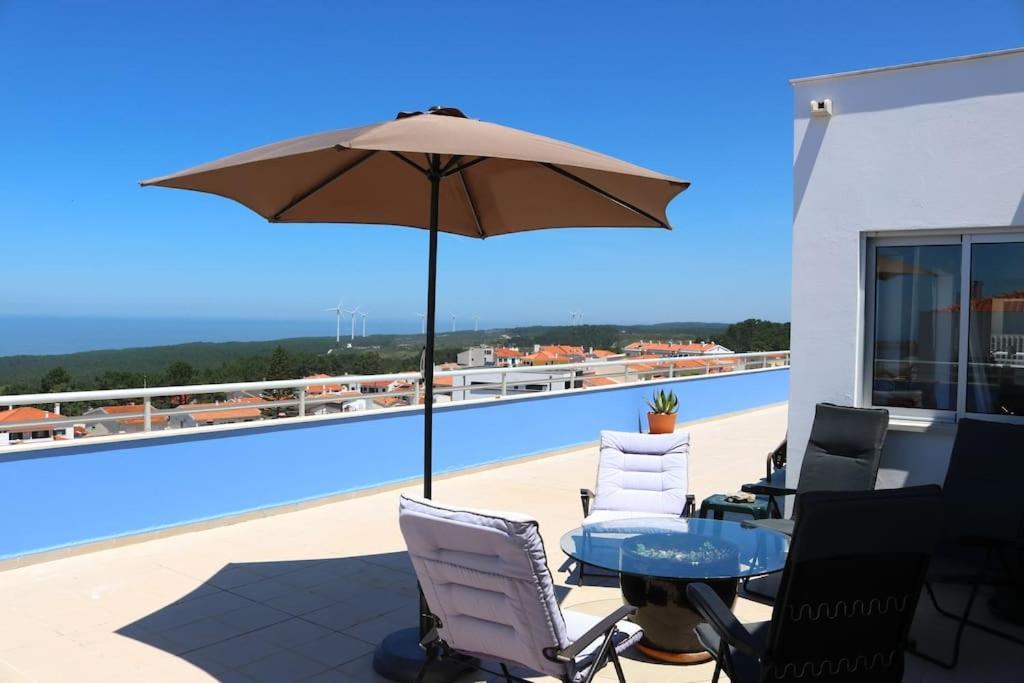 Sitio Penthouse - Big Terrace With Sea View & Bbq Villa Nazaré Exterior foto